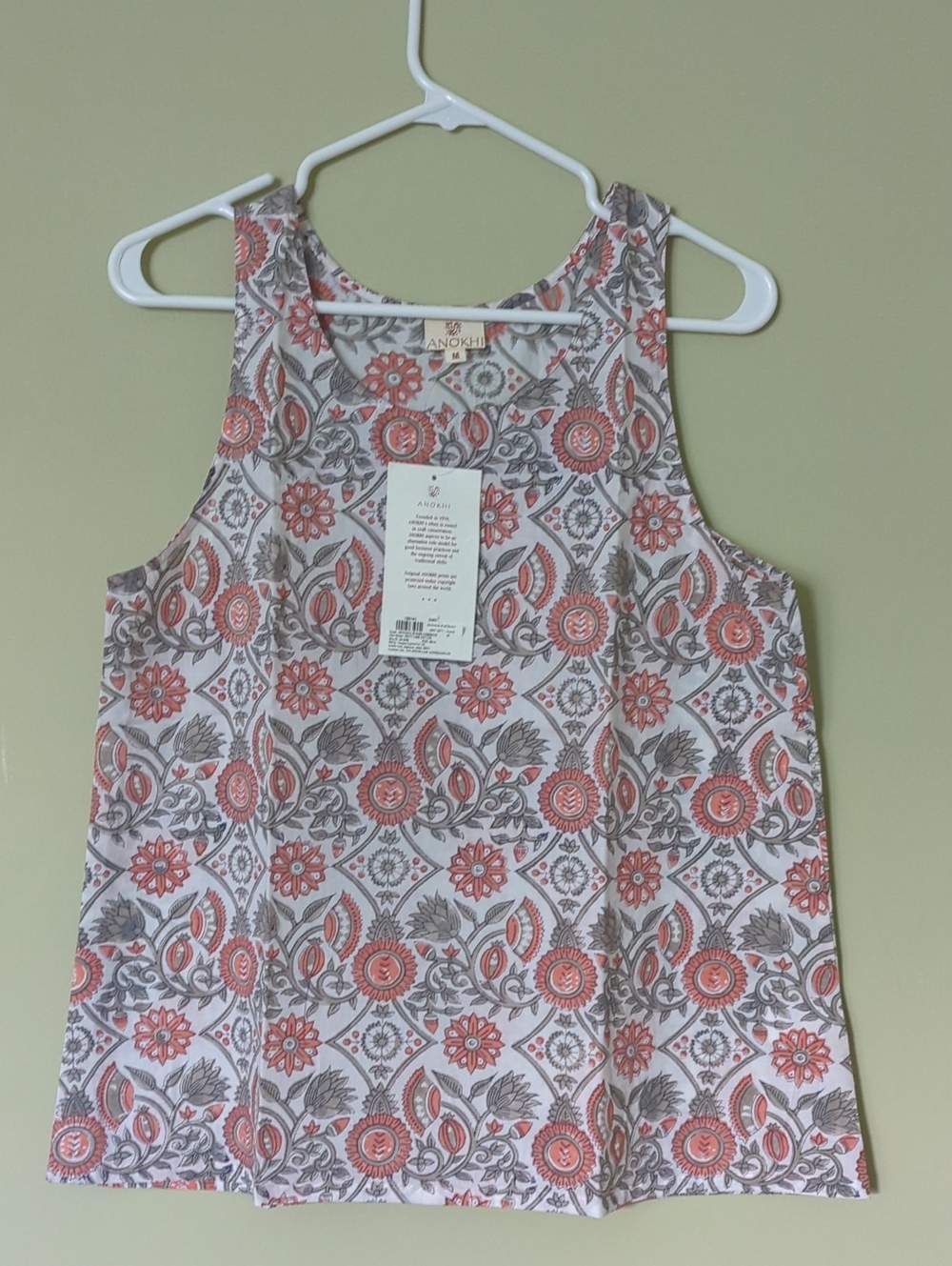 Anokhi Hand Block Printed Cotton Top